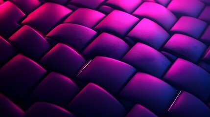 Abstract Purple and Pink Textured Cubes Pattern
