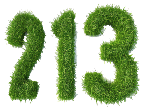 grass font letter