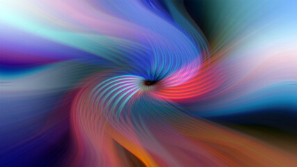 Obraz premium Vibrant abstract background with colorful swirling patterns, blending vivid red, pink, blue, and yellow hues. Perfect for modern art, design projects, or digital creativity