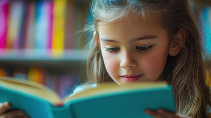 Teacher giving a lesson on the importance of reading