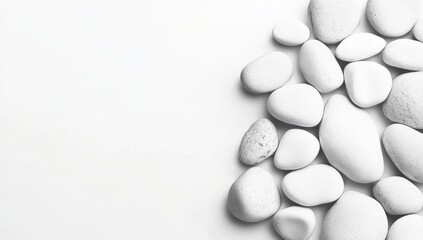 White Discs Background