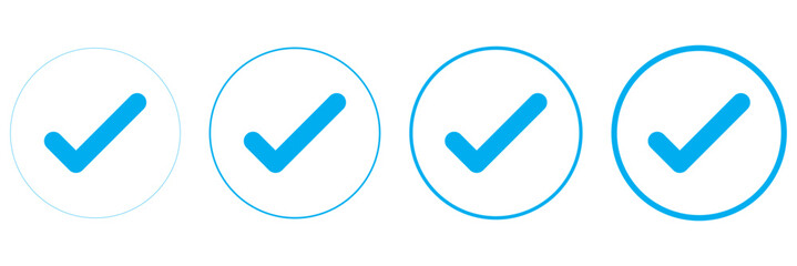 check mark icon button set. check box icon with right or correct buttons and yes checkmark icons in green tick box - checkbox symbol sign. check mark box square frame. vector illustration