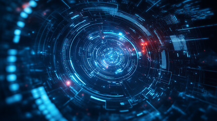 Obraz premium futuristic cyberpunk concept background 