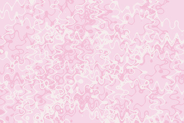Pink doodle abstract background. Illustration for banner, poster, card