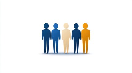 Diverse group of people united in teamwork and collaboration for shared success diverse