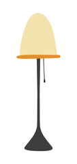 Obraz premium Floor lamp. Vector illustration in flat style.
