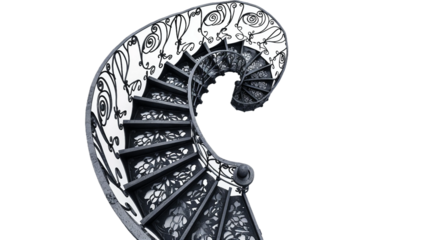 Regal Iron Steps on white background PNG.
