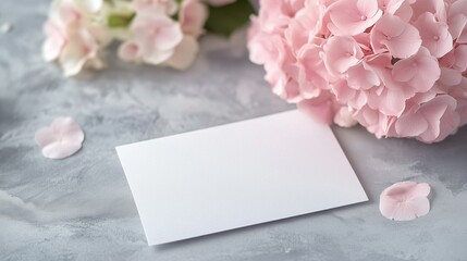 Postcards and invitations with flowers.