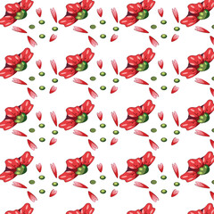 seamless pattern with roses