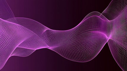 Abstract Purple Gridded Waveform Design