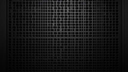 Naklejka premium Geometric polygons background, abstract black metallic wallpaper, Abstract background of curved surfaces and halftone dots in black and gray colors.