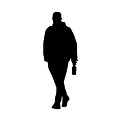 silhouette of a peaple. silhouette of a person