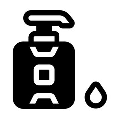 Antiseptic Glyph Icon. Single icon, glyph vector icon