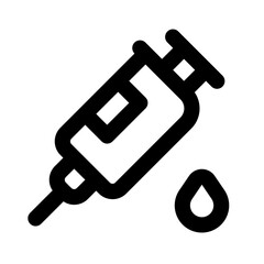 Micropipette Simple Line Icon. Single icon, line vector icon