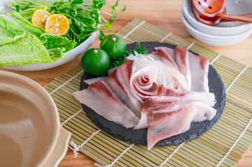 鍋料理　鰤しゃぶ