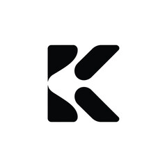 K letter logo icon vector illustration