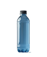 Naklejka premium Blue plastic water bottle with handle and cap isolated on PNG cutout background