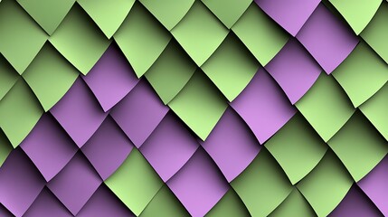 Obraz premium Abstract Green And Purple Geometric Pattern Design