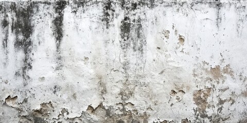Obraz premium Textured Concrete Wall Background. Grungy White Cement Structure with Aged Stains and Rough Design.