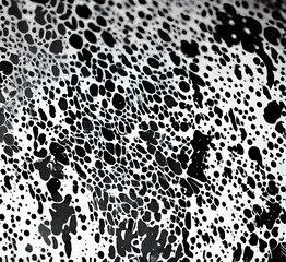 Obraz premium Grunge metal wall texture background, suitable for Halloween theme background, old cracks in cement, dusty old film effect texture, horror concrete imitation facade wall, generative AI 