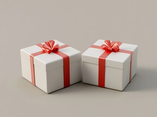 Obraz premium gift box with ribbon