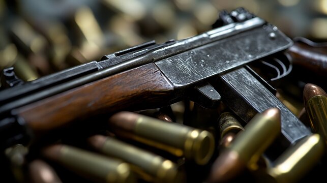 3d illustration of ppsh gun