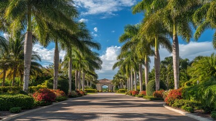 Fototapeta premium Palm paradise