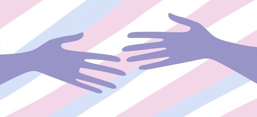 Fototapeta premium A contemporary art collage depicting the Creation of Adam in a vaporwave style poster concept