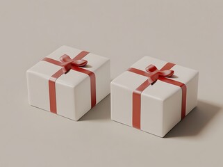 Fototapeta premium gift box with ribbon