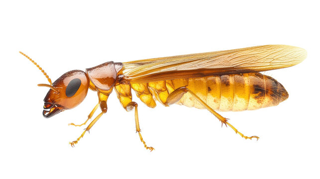 A close-up of a vibrant termite showcasing its intricate features and natural beauty