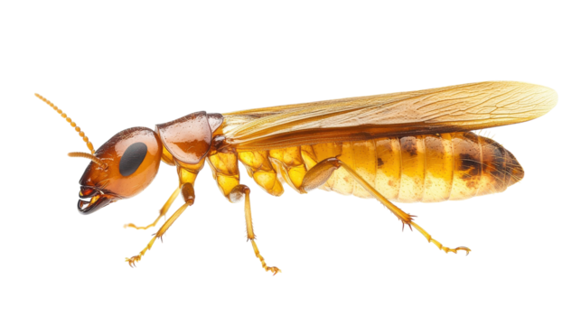 A close-up of a vibrant termite showcasing its intricate features and natural beauty