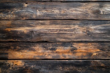 Rustic Weathered Wood Planks: Dark, Textured Background
