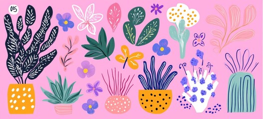 A set of black abstract shapes featuring texture. A collection of irregular amorphous drops with diverse shapes set against a red isolated background. Perfect graphic elements for your design