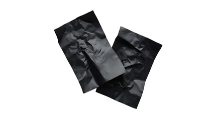 Fototapeta premium Crumpled Black Sheets