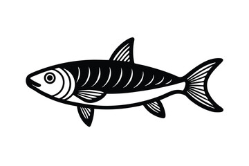 illustration of a  tarpon fish