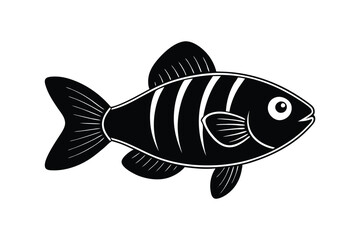 illustration of a gourami fish