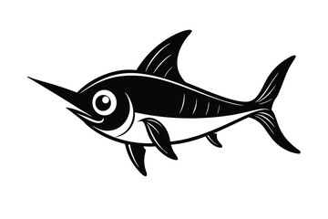 illustration of a marlin fish