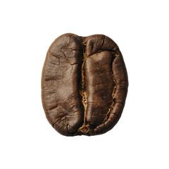 Naklejka premium single coffee bean close up