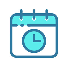 agenda clock icon design