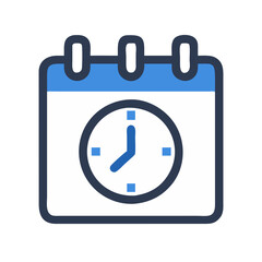 agenda clock icon design