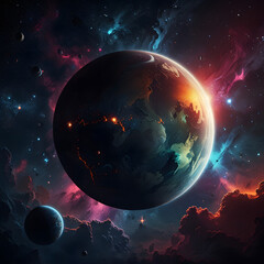 Obraz premium earth in space