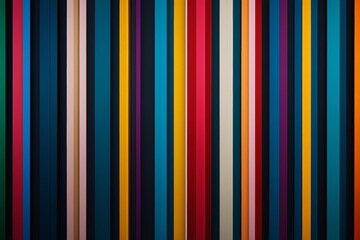 Obraz premium a close up of a colorful striped wall with a black background