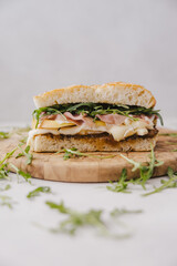 Prosciutto and Arugula Sandwich