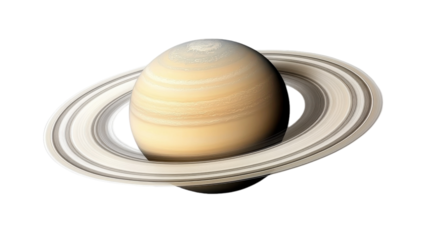 Explore the captivating beauty of Saturn surrounded by its majestic rings in the vast cosmos
