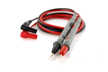 Universal Needle Tip Multimeter Test Lead Probe. Close-up. Shallow depth of field (DOF).