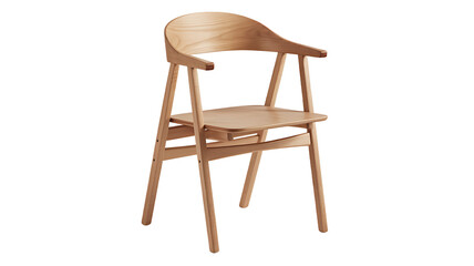 Fototapeta premium wooden chair isolated, furniture
