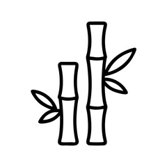 bamboo tree icon design