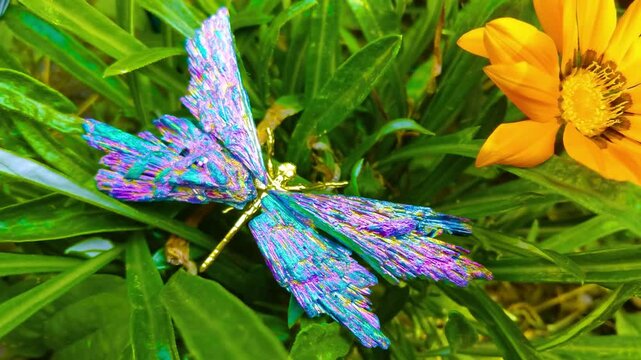 colorful various uncut and raw mineral stones, gemstone and healing stone collection, Healing reiki chakra crystals over fabric background. Gemstones for wellbeing, harmony, meditation, relaxation