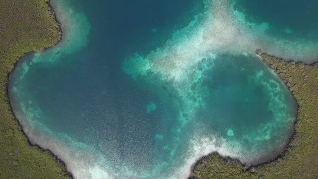 imagenes a&eacute;reas del parque nacional Morrocoy en Venezuela. videos en alta resolucion.