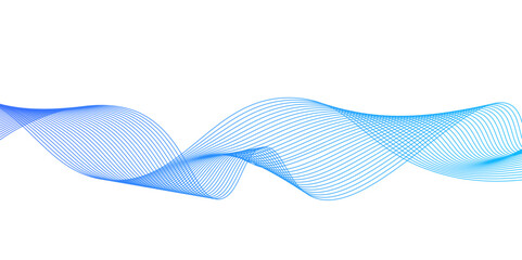 abstract blue wave background. Blue minimal round lines abstract background.abstract vector blue wave melody lines on white background,business background lines wave abstract stripe design